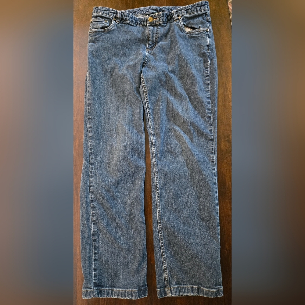 Woolrich 1219 Womens Blue Straight Leg Jeans